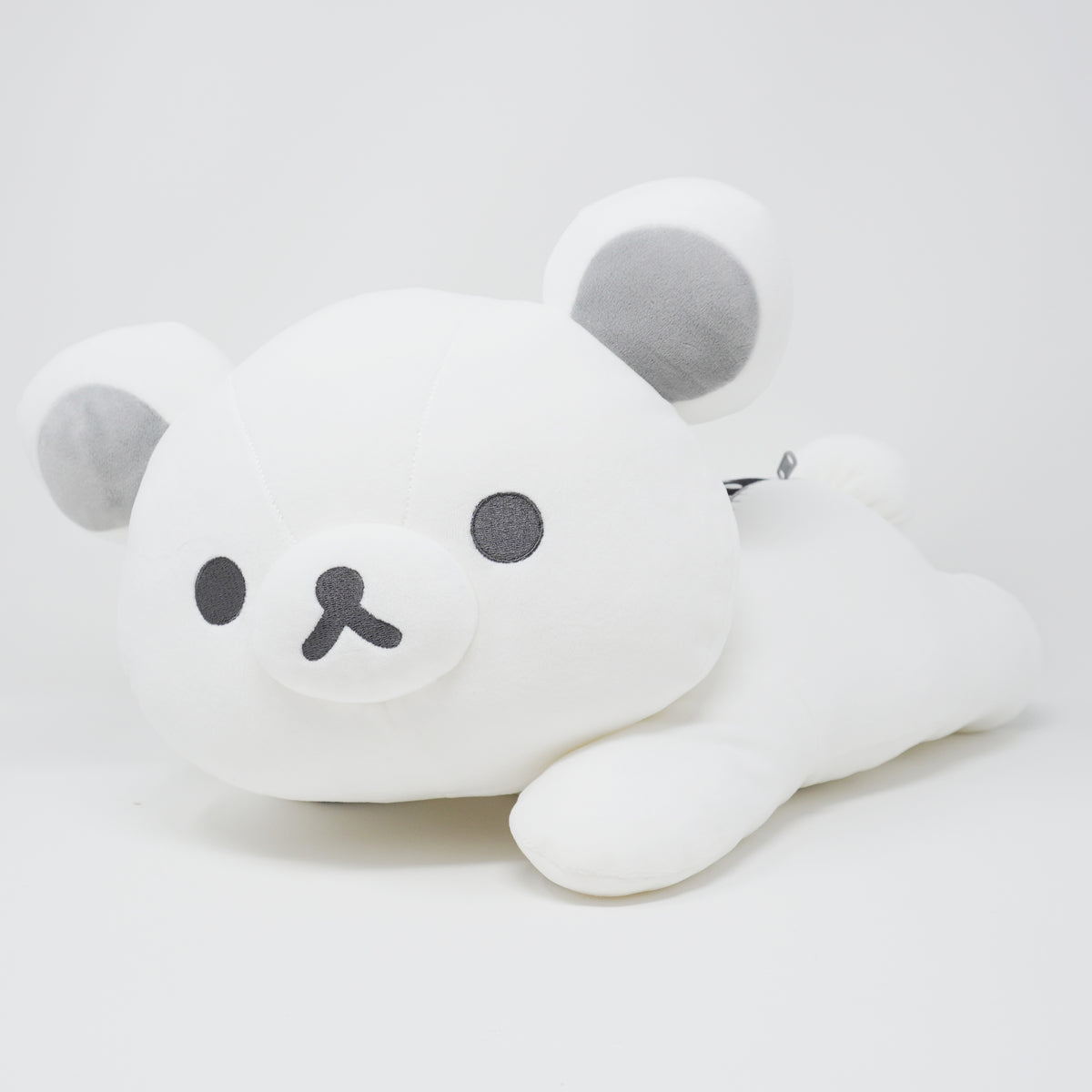 2026 Rilakkuma Mochi Mochi Lying Plush - MONOCHROME Rilakkuma