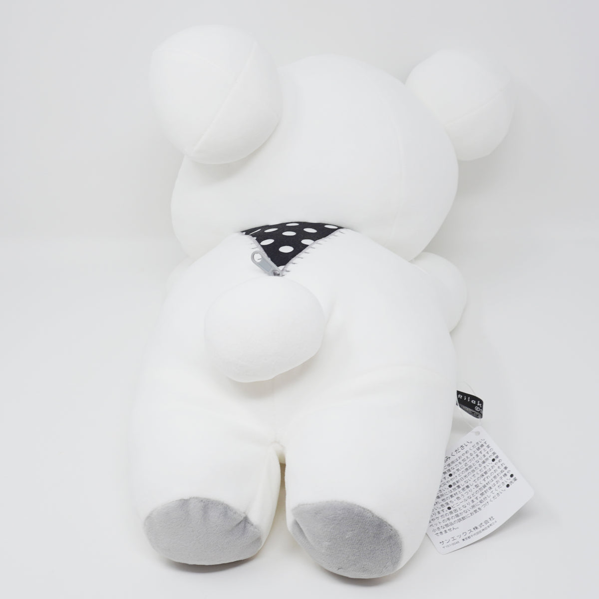 2026 Rilakkuma Mochi Mochi Lying Plush - MONOCHROME Rilakkuma