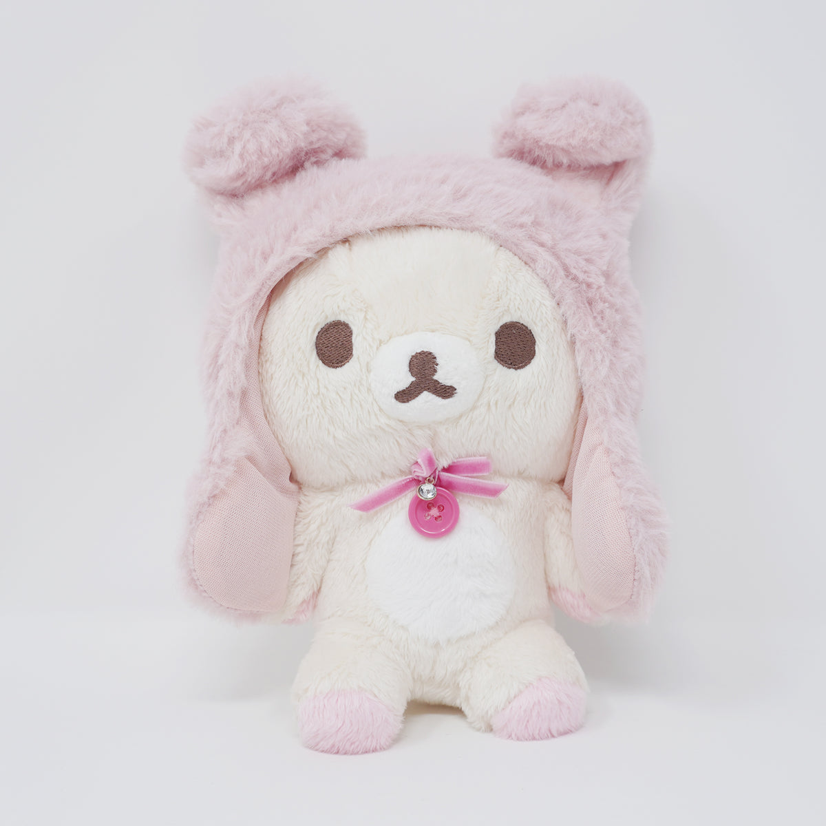No Tags) 2020 Pink Bunny Korilakkuma Plush with Moving Ears