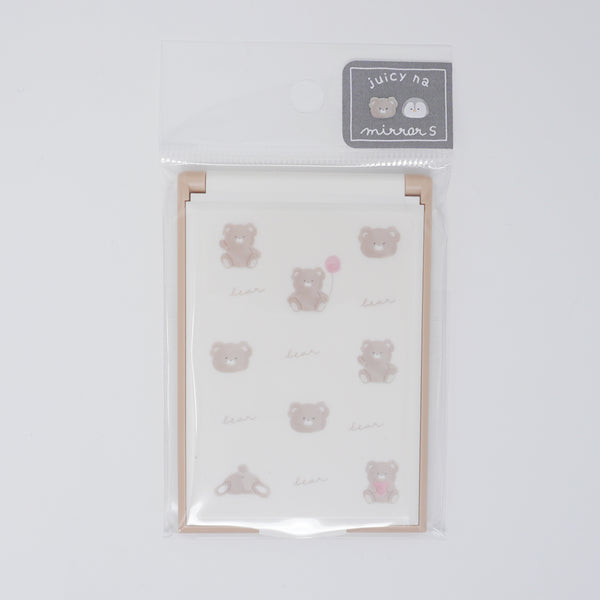 Mini Slim Mirror - Juicy na Bear - Kamio Japan