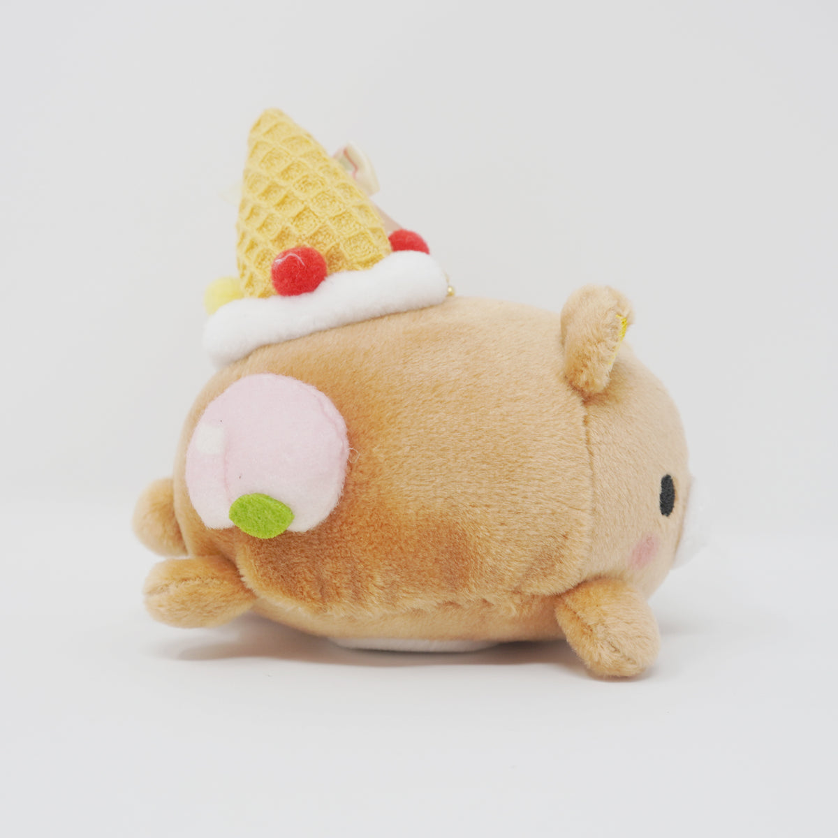 No Tags) 2020 Rilakkuma Ice Cream Plush Keychain - Rilakkuma x