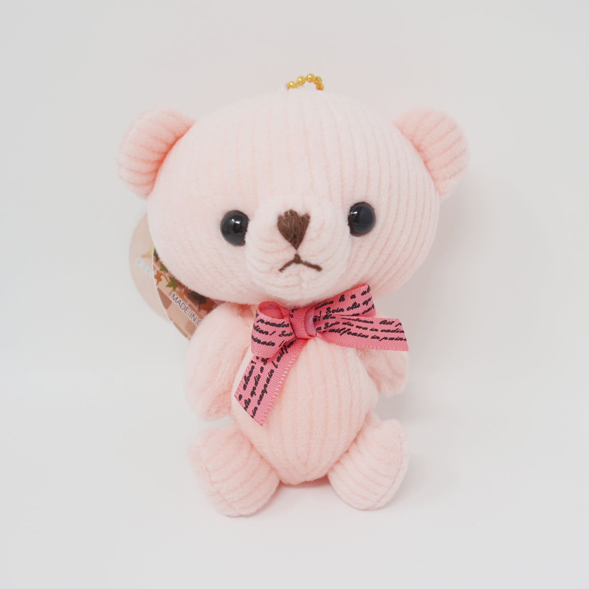 Pink Bear “Cody” Plush Keychain - 2nd Edition Little Corduroy