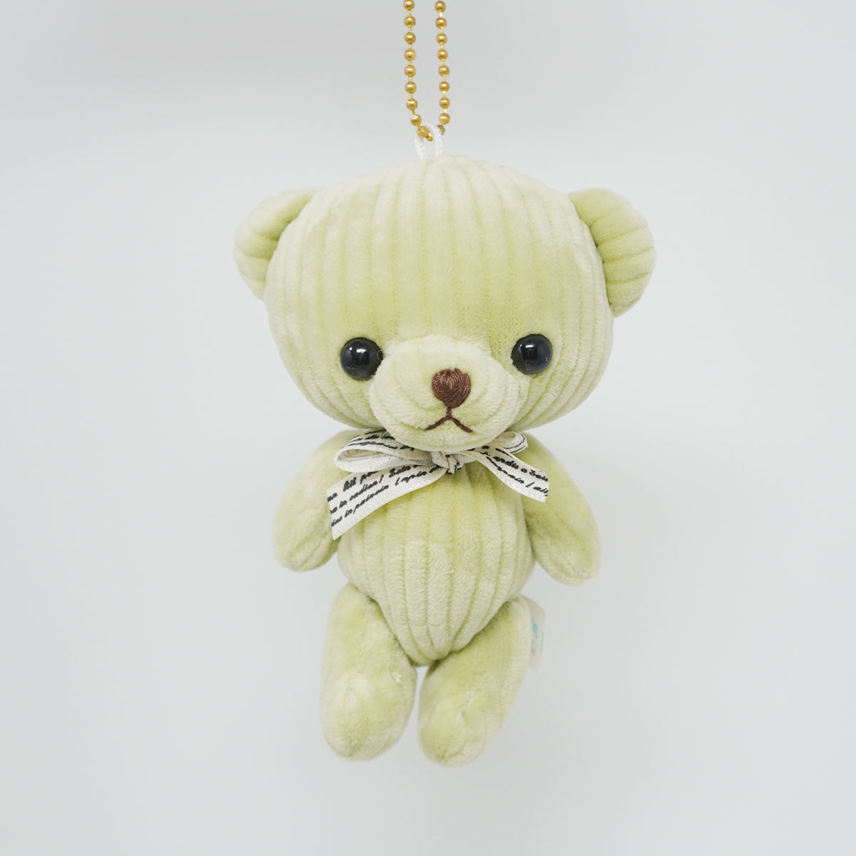 【希少】Bear Country Yoko ベア カントリー ヨーコ 95184 Green Bear “Belle” Plush Keychain - 2nd Edition Little Corduroy