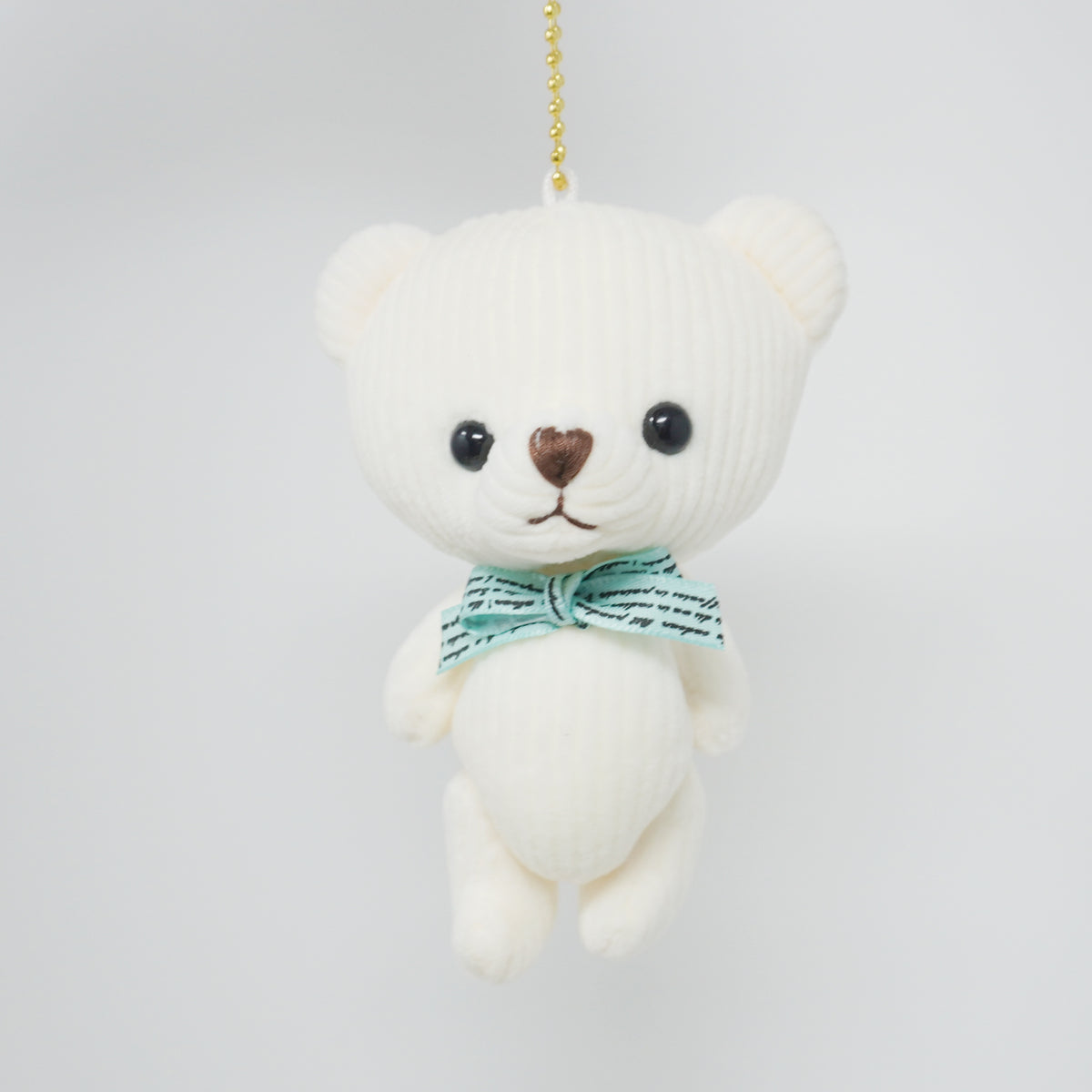 White Bear “Roy” Plush Keychain - 2nd Edition Little Corduroy