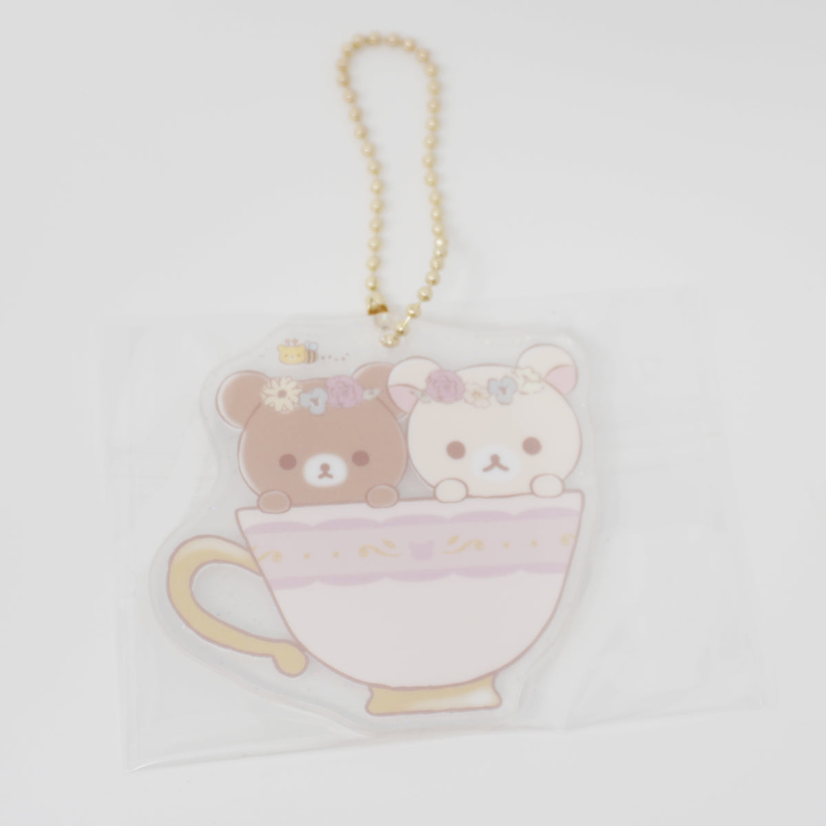 2023 Korilakkuma & Chairoikoguma in Teacup Keychain - KoriKogu's