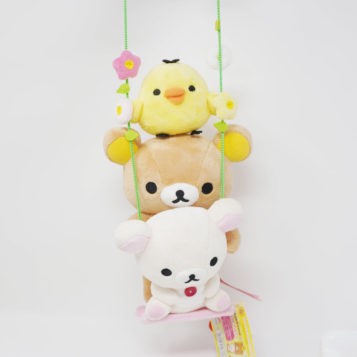 2013 Rilakkuma, Korilakkuma & Kiiroitori Swing Plush Set - Store