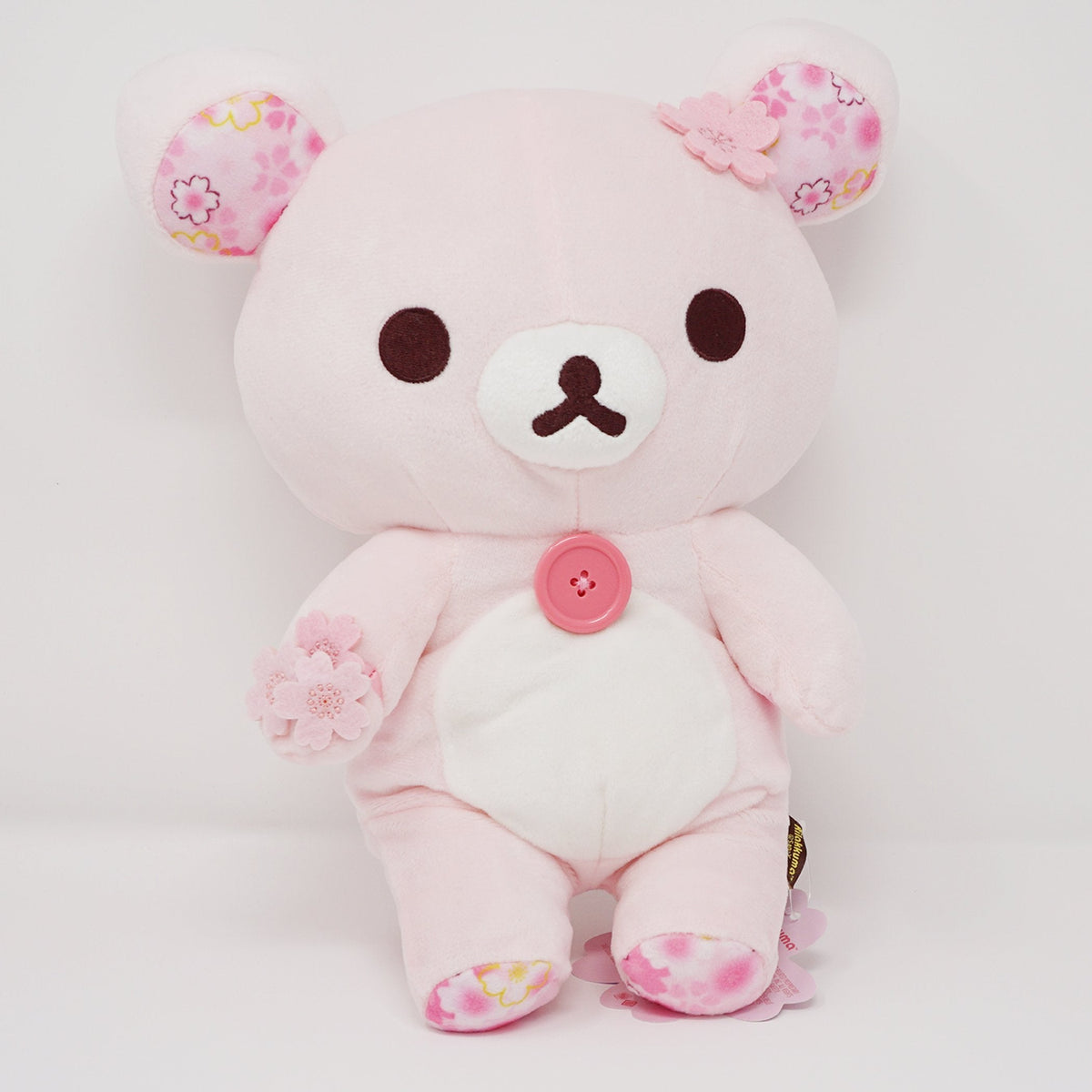 Korilakkuma Medium Pink Cherry Blossom Sakura Plush Rilakkuma San