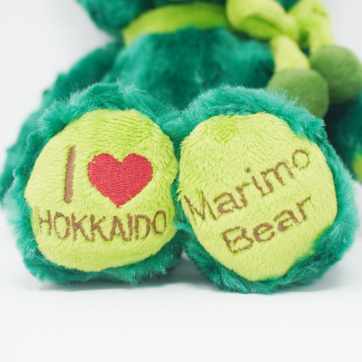 64A02 marimo❤︎ Green Marimo Bear S Plush - Local Bear Hokkaido Limited Marimo