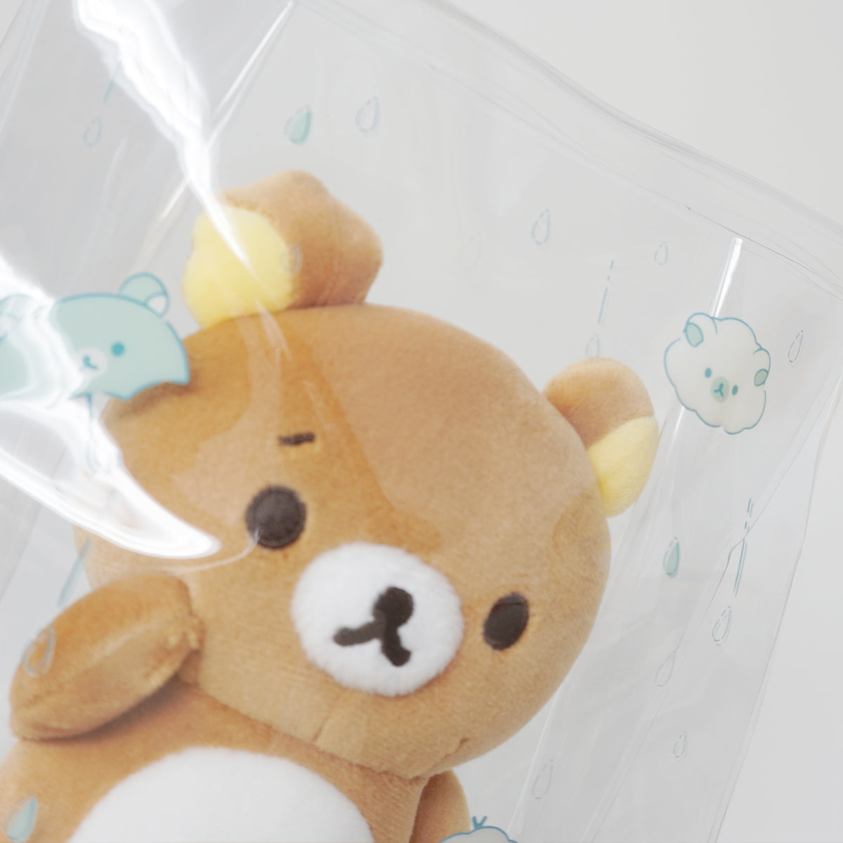 2025 Rilakkuma Plush with Pouch - Rainy Sunny Days Rilakkuma - San