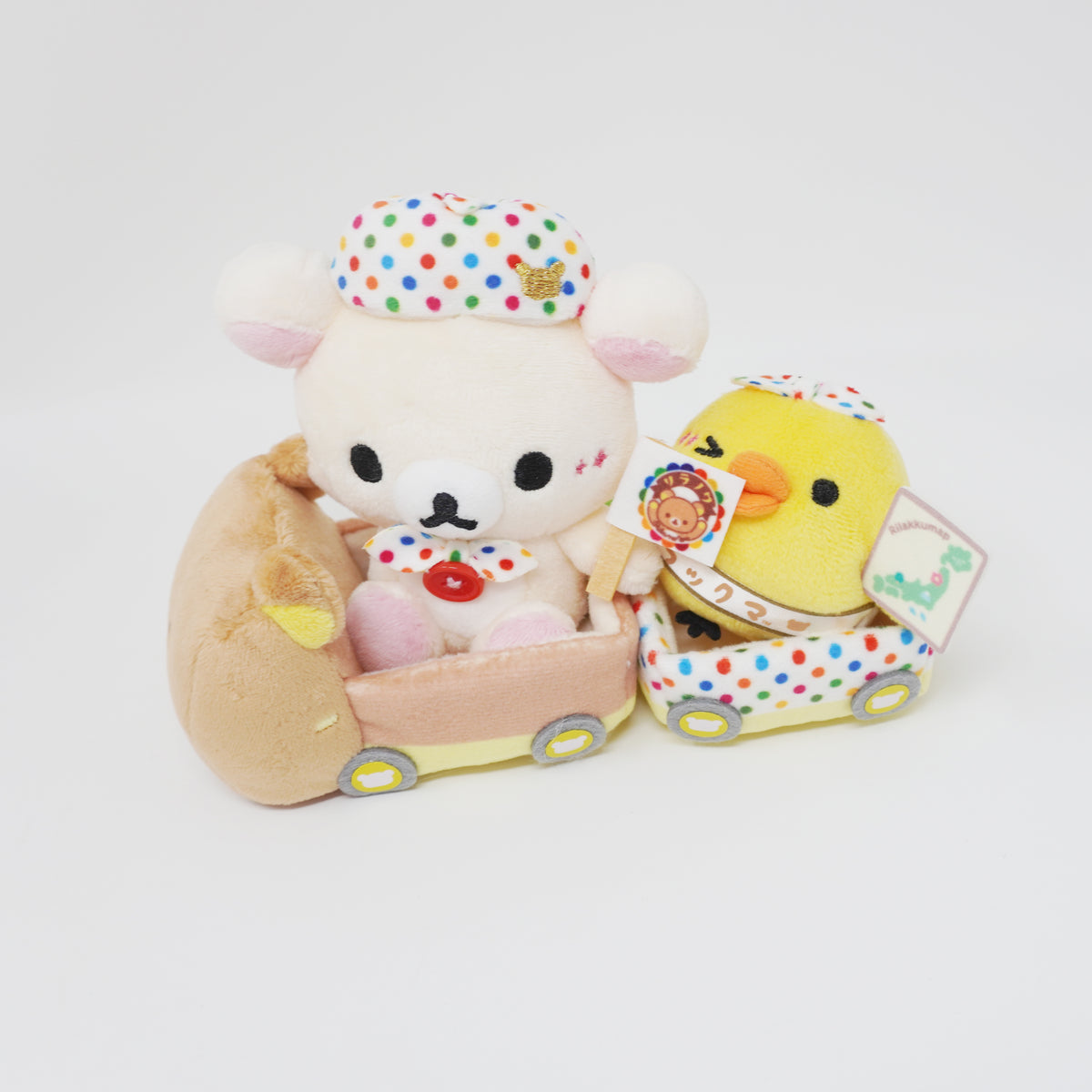 Korilakkuma & Kiiroitori Rilakkuma Car Plush Set - Ensemble Tour