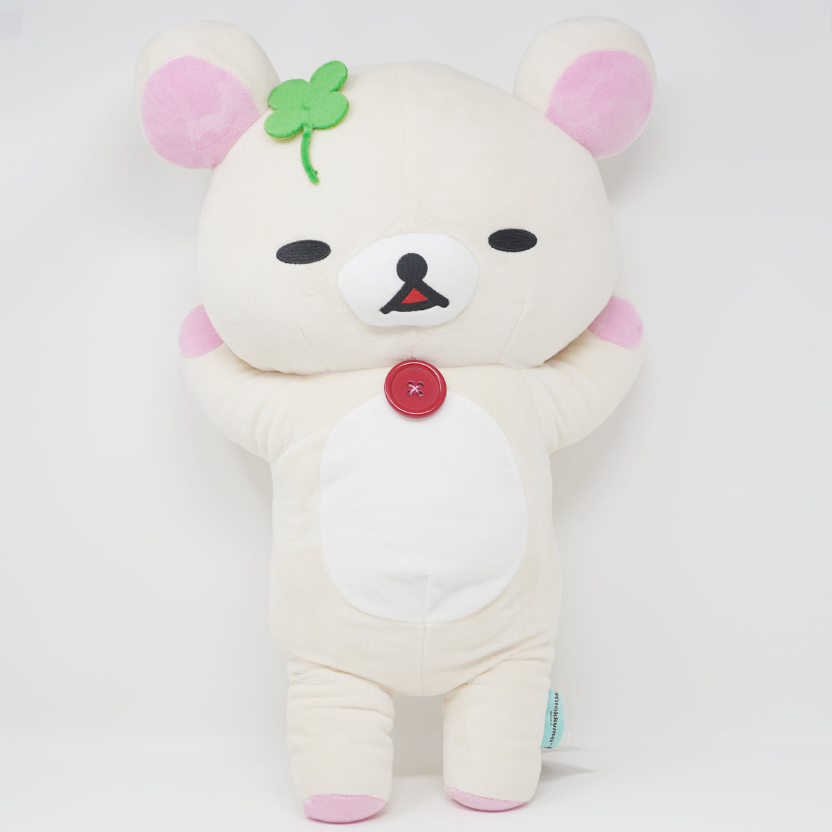 Korilakkuma Laying Down Four Leaf Clover Licensed Plush - San-X