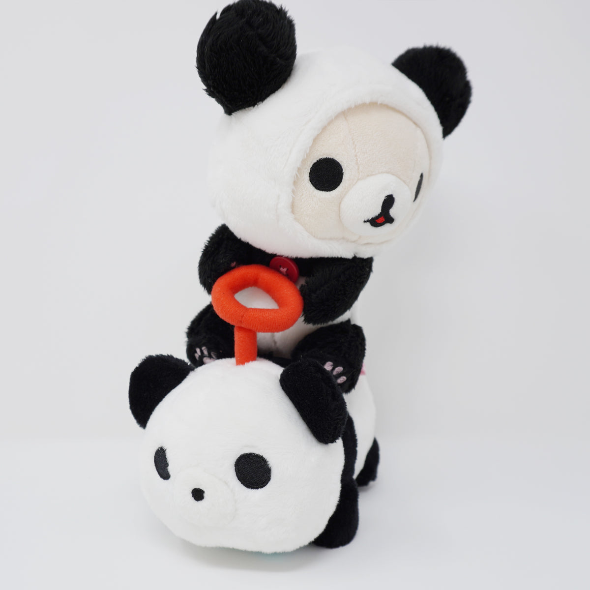 くまぴ No Tag) 2015 Korilakkuma Riding Panda Plush - Panda de Goron