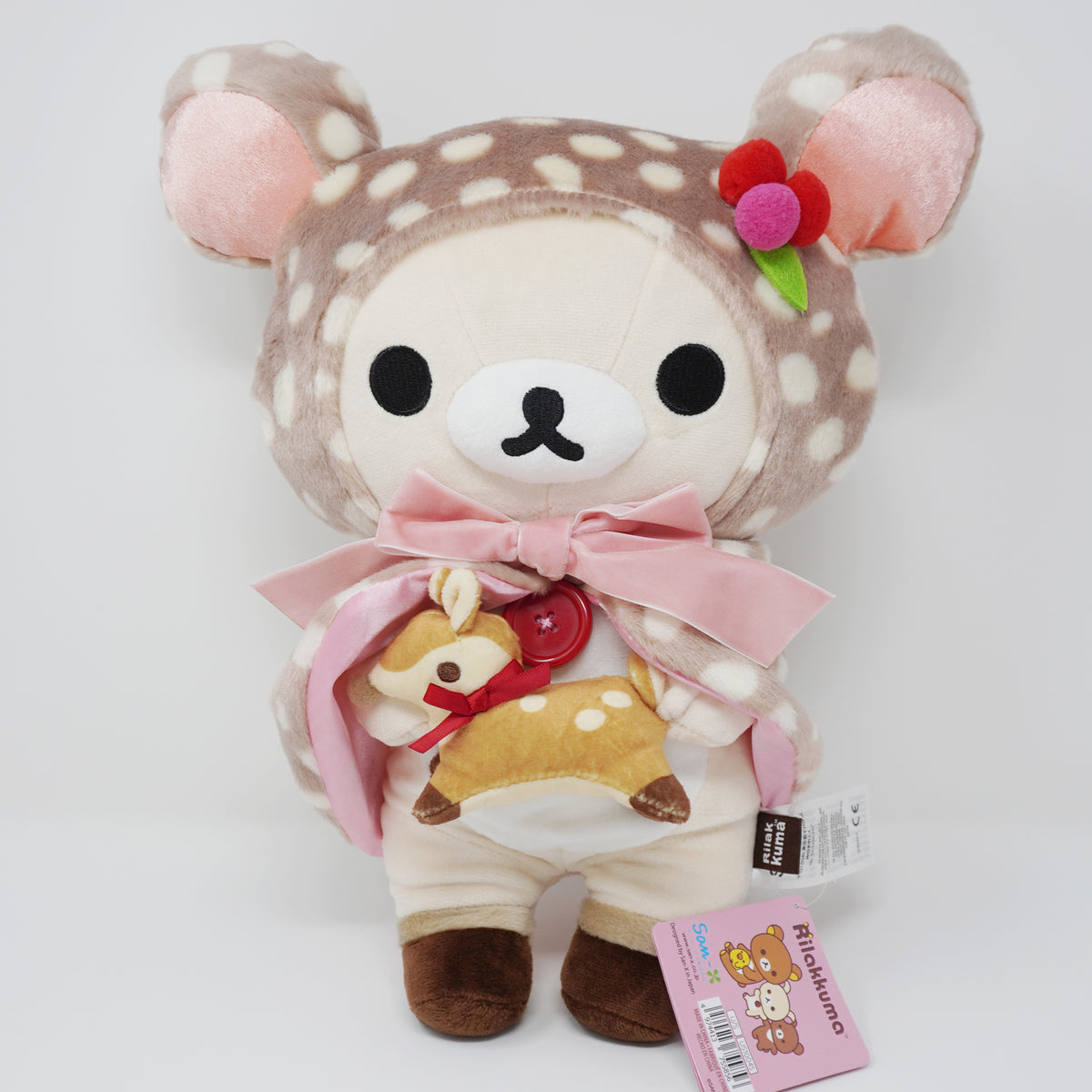 Medium Korilakkuma Fawn Plush - Happy Natural Time - San-X