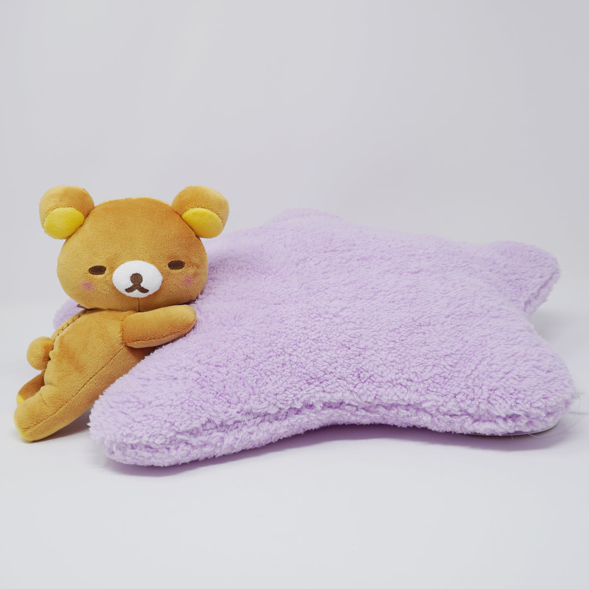2020 Rilakkuma Sleeping on Star Plush Prize Cushion - Pajama Party