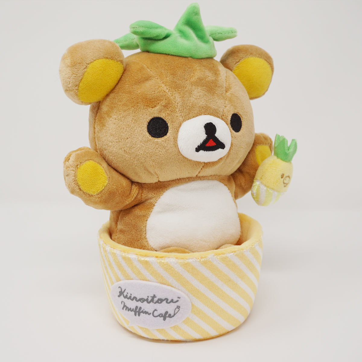 2019 Rilakkuma Pineapple Muffin Plush - Kiiroitori Muffin Cafe