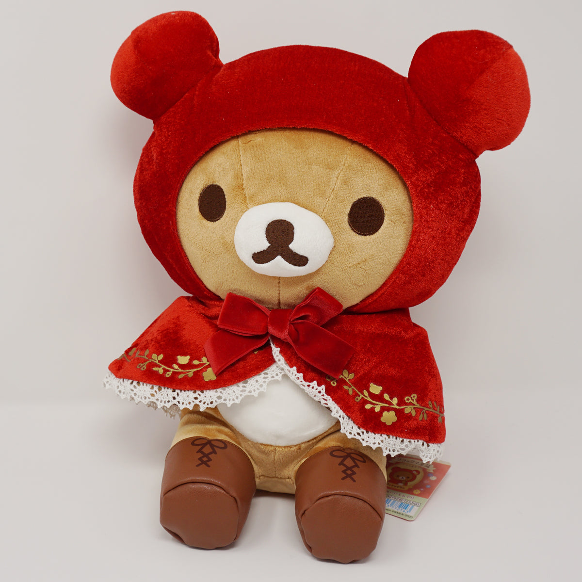 2020 Medium Rilakkuma in Red Cape Plush Rilakkuma Fairy Tale