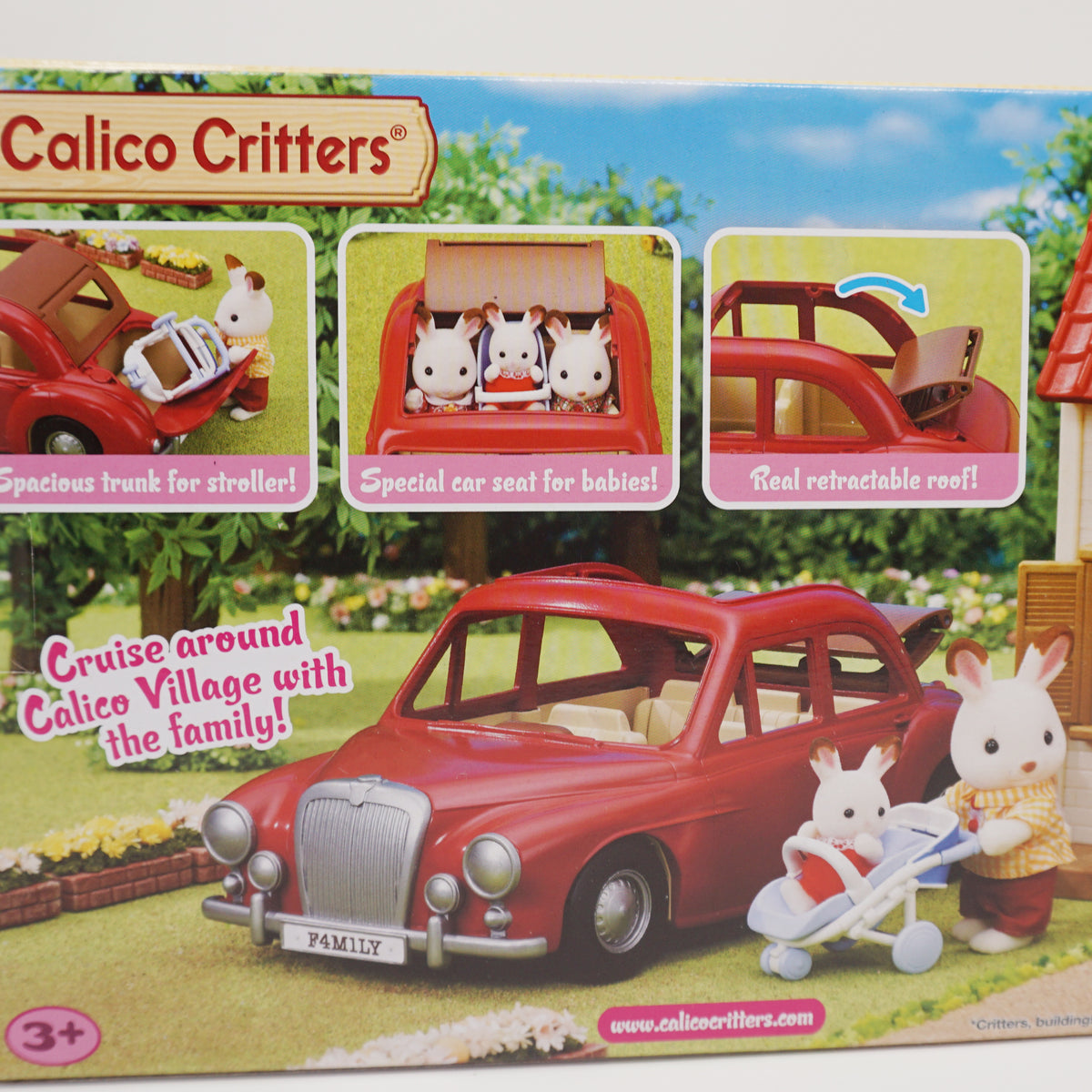 Cruising Car Red Calico Critters Mary Bear