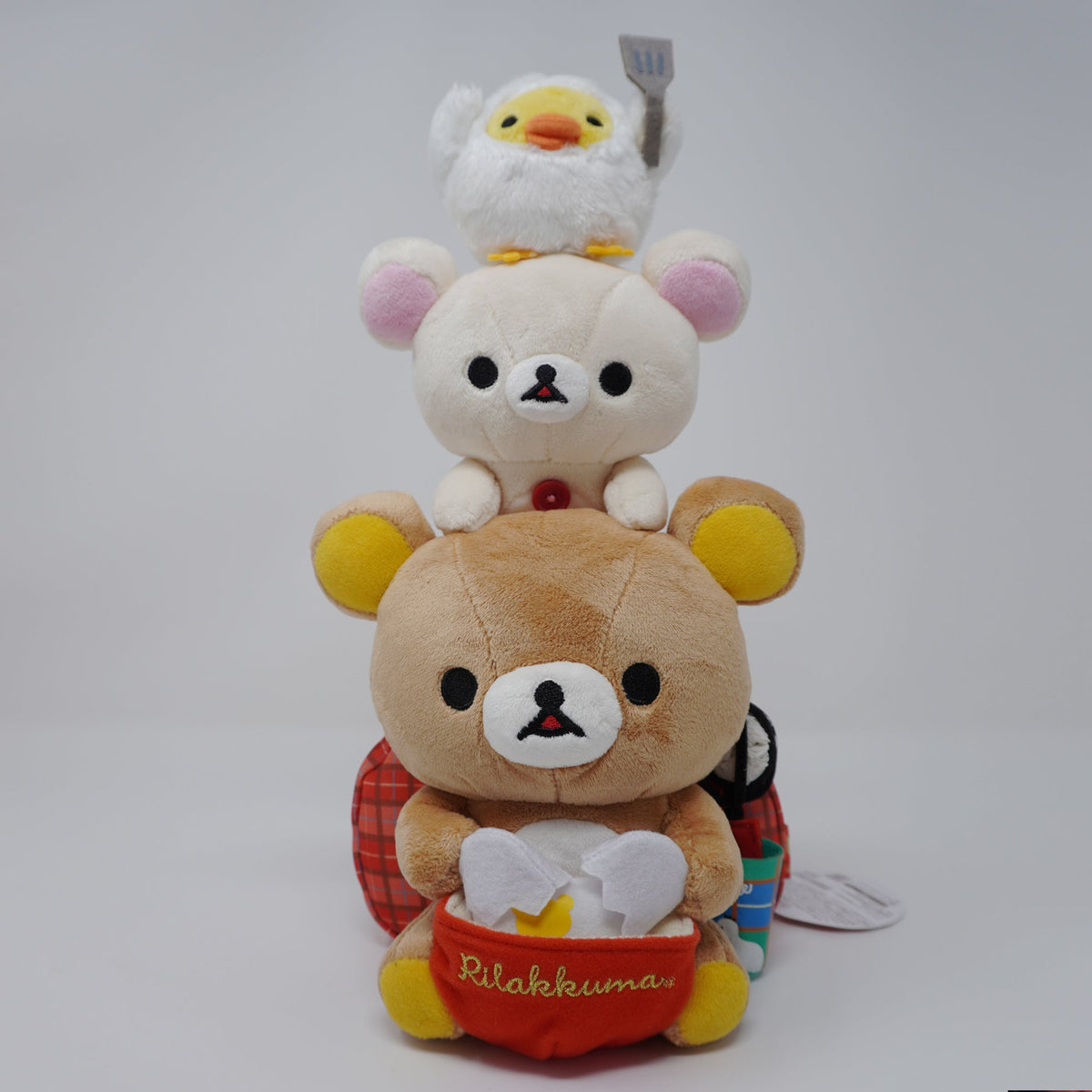 2012 Rilakkuma, Korilakkuma and Kiiroitori Plush Set - Tamago