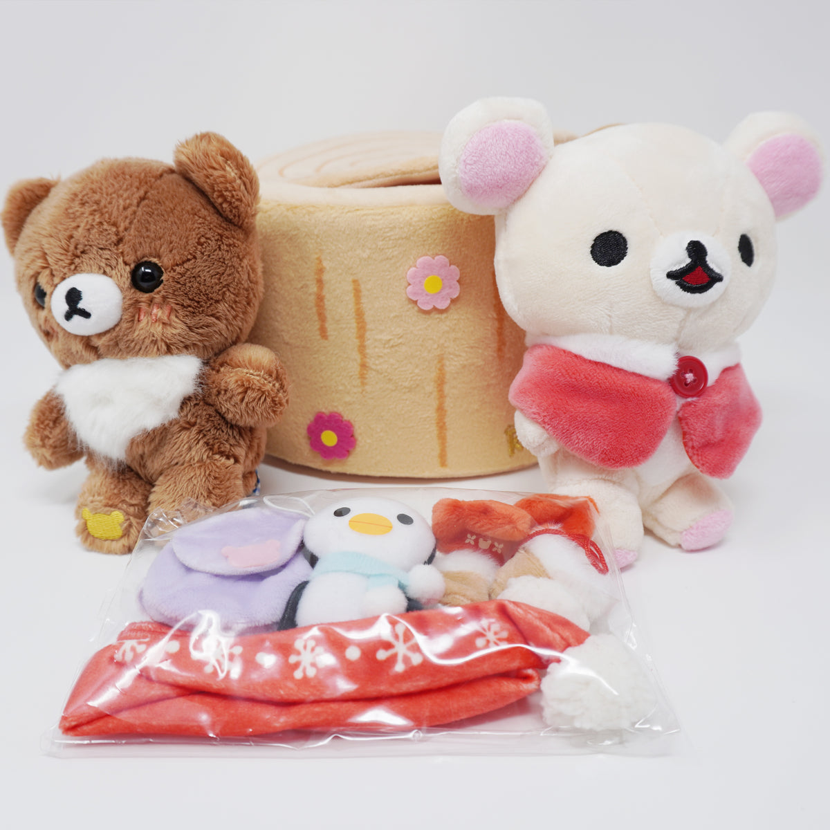 2017 Korilakkuma & Chairoikoguma Plush Set - Winter Rilakkuma