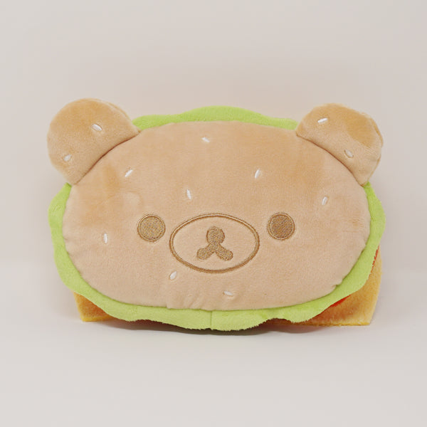 (Secondhand) Rilakkuma Bear Burger Mochi Plush - Rilakkuma Deli - San-X Originals