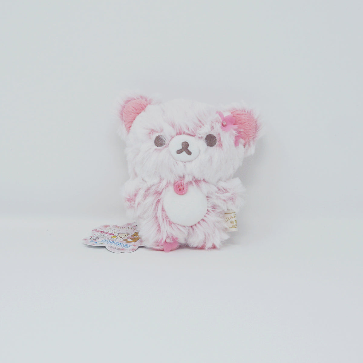2018 Korilakkuma Sherbet Pink Cherry Blossom Sakura Plush Keychain