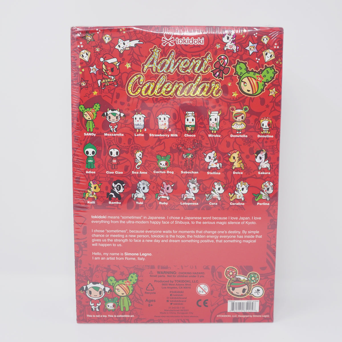 Tokidoki Advent Calendar 2021 Mary Bear Tokidoki Advent Calendar 2021 Mary Bear