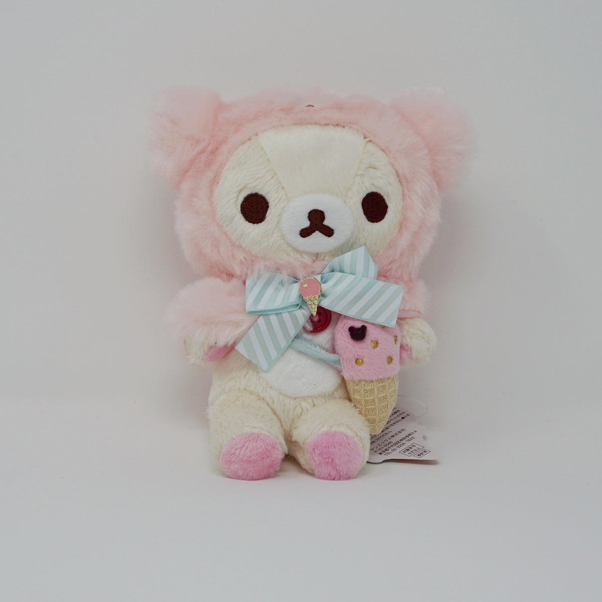 HAPPY ICE CREAM　コリラックマ　ぬいぐるみ 2019 Korilakkuma Pink Strawberry Ice Cream Plush - Happy Ice Cream