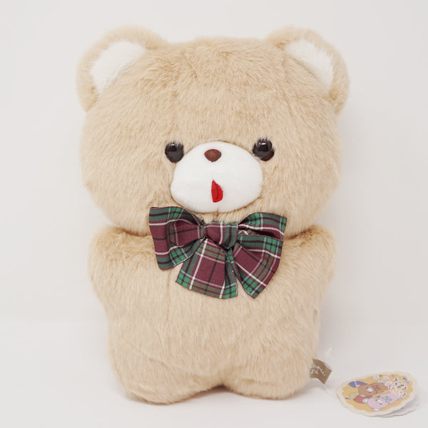 Fuzzy "Biscuit" Beige Bear Plush - Familiar Bears - Yell Japan