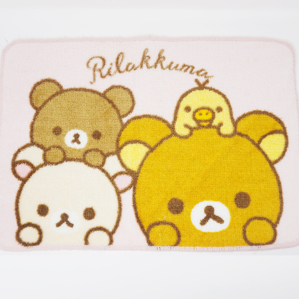 (No Tags) Pink Rilakkuma Bathroom Rug SanX Japan Mary Bear