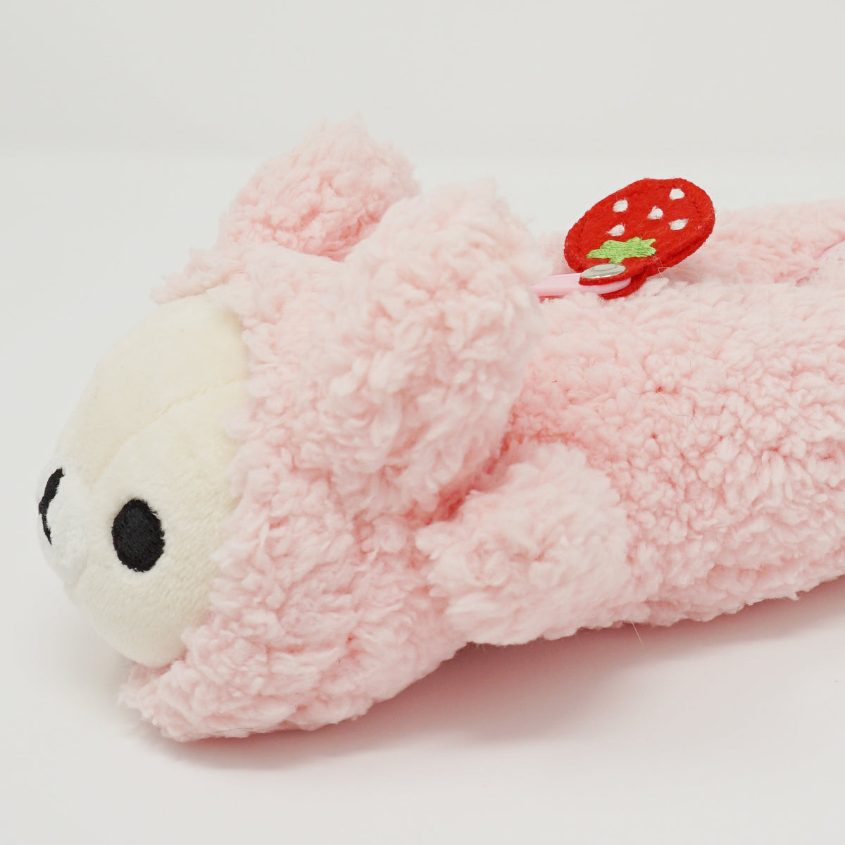 Fuzzy Pink Korilakkuma Zipper Pen Pouch - Rilakkuma – Mary Bear