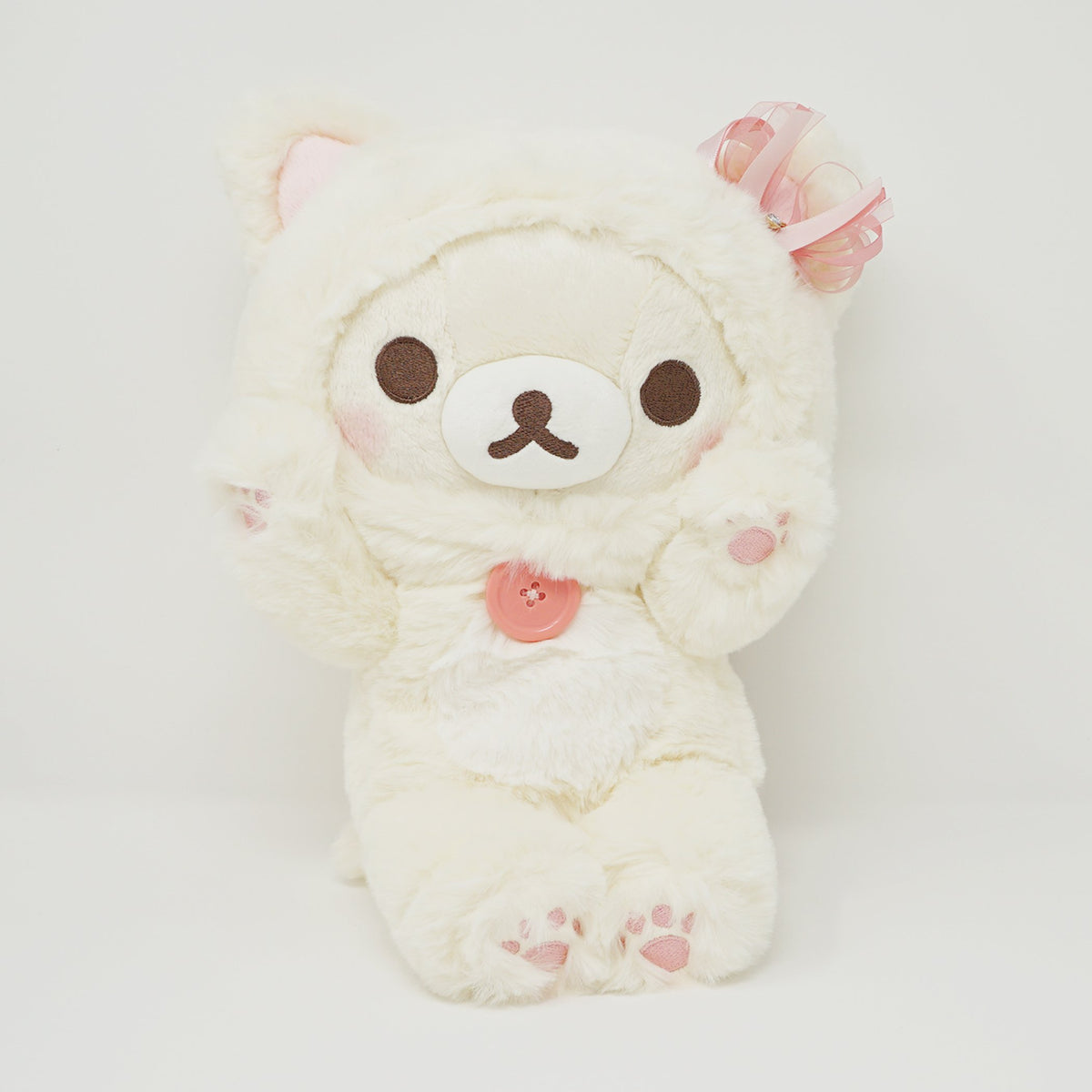 2019 White Cat Korilakkuma (Medium) Plush - In the Mirror