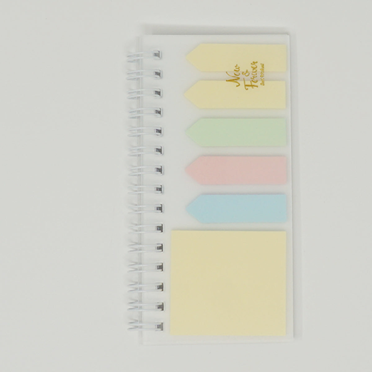 Clear Cover Spiral Sticky Note Set Daiso Mary Bear