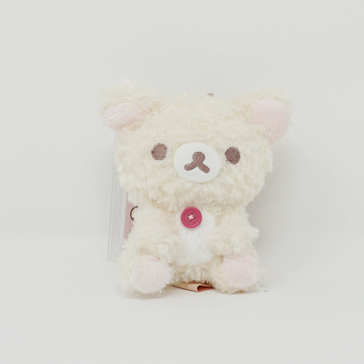 2019 Korilakkuma Fuzzy Plush Keychain - Cafe Color Rilakkuma - San