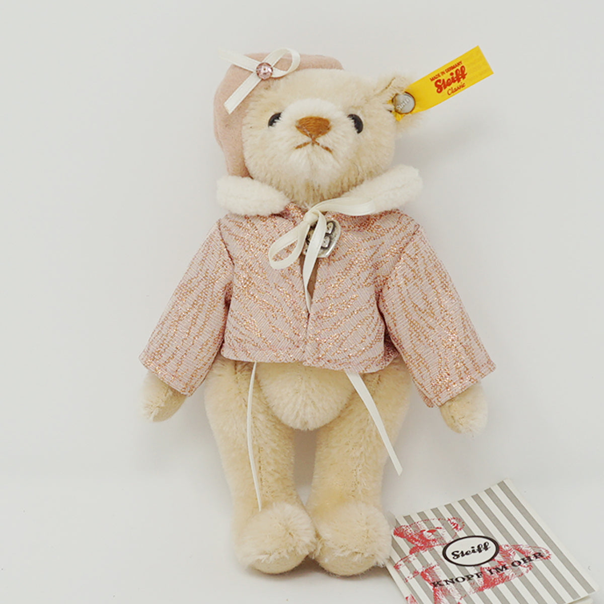 Great Escapes Paris Beret Teddy Bear Blond Box Set - Steiff Great Escapes Paris Beret Teddy Bear Blond Box Set - Steiff
