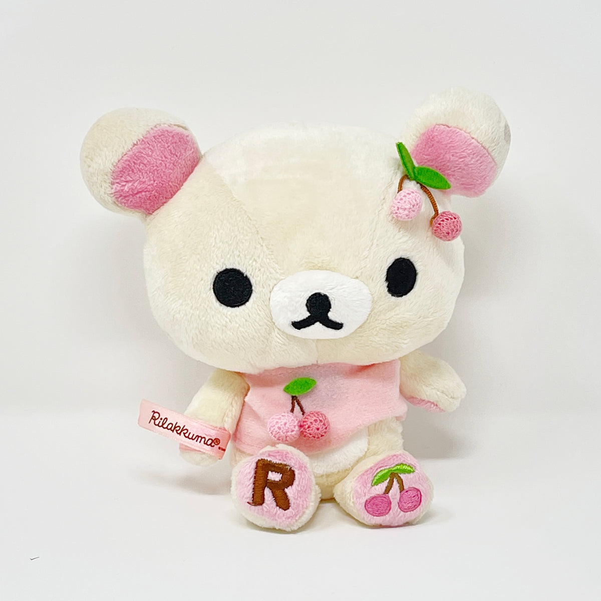 2008 Cherry Korilakkuma Sitting Plush - Fruits Series Rilakkuma