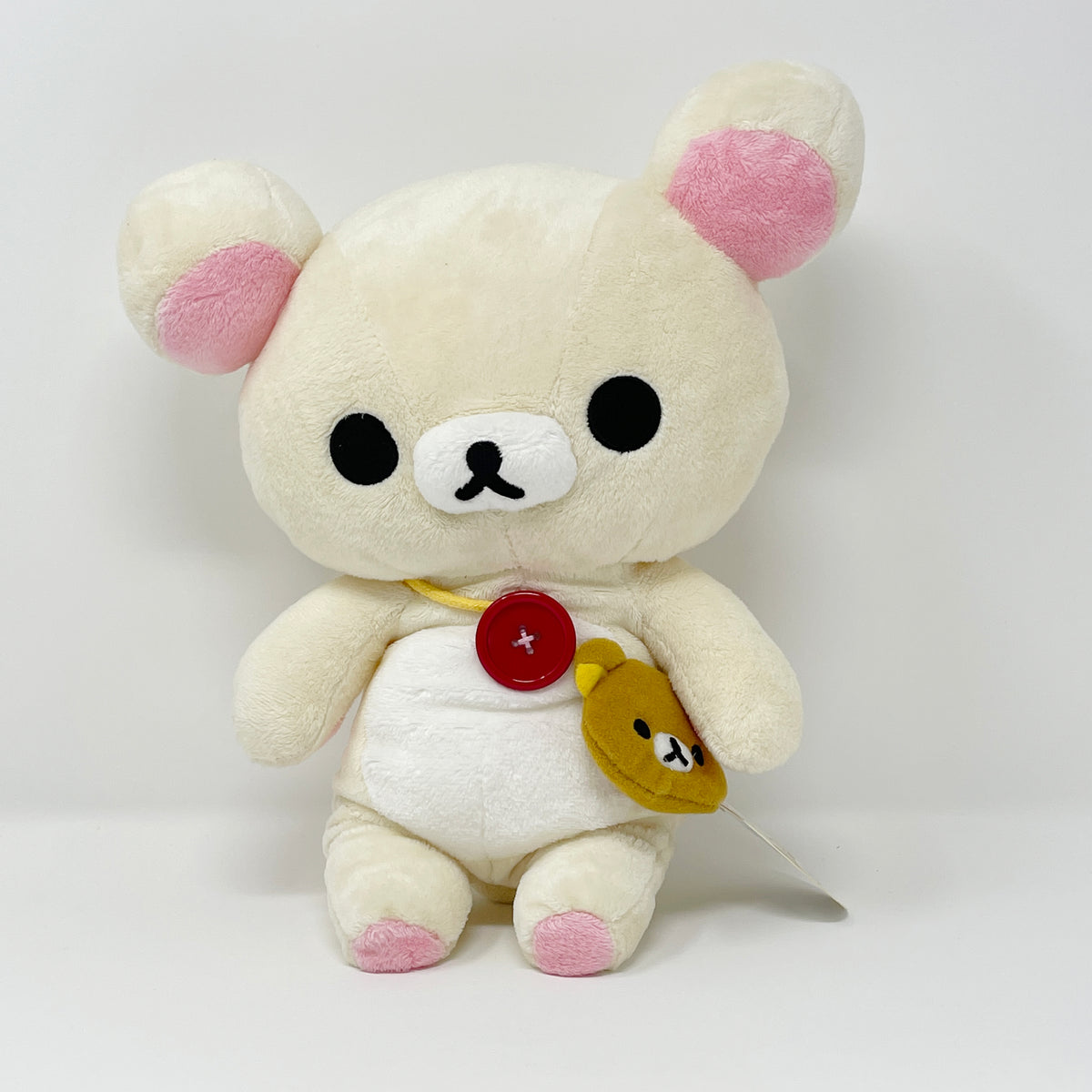 2005 Medium Korilakkuma with Rilakkuma Bag Plush - Seven Eleven