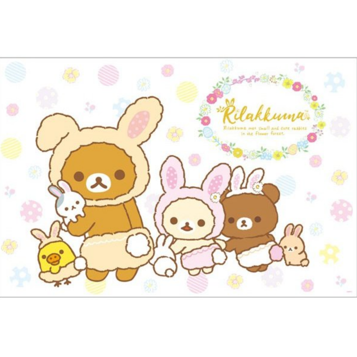 2019 Picnic Mat Small Rilakkuma Bunny Theme Mary Bear