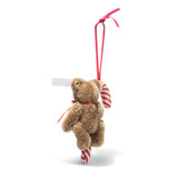 Teddy Bear with Candy Cane Ornament Plush - Steiff 2026 Limited Edition Christmas