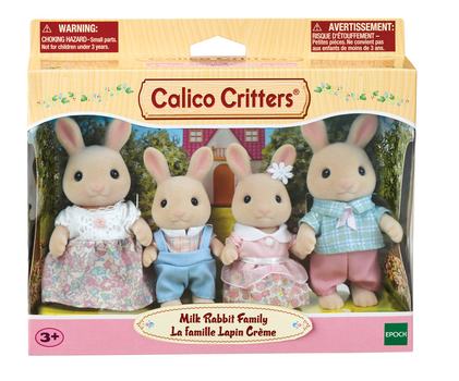Sylvanian Families Milk Rabbit Family Set Calico Critters 3 set JAPAN