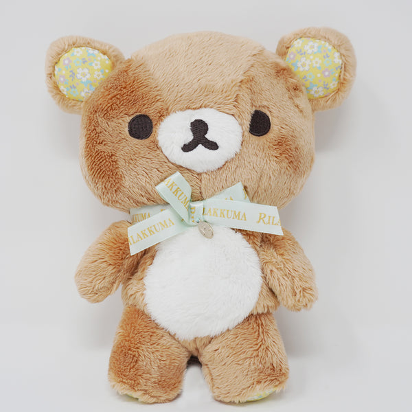 (No Tags) 2014 Rilakkuma with Satin Bow Plush - Sweet Happy Theme - San-X