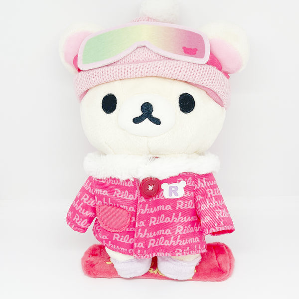 (No Tags) 2016 Korilakkuma Snowboarding Plush - Sapporo Rilakkuma Store 5th Anniversary Limited Hokkaido - San-X