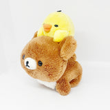 2016 Chairoikoguma and Kiiroitori Crawling Plush - Rilakkuma Store Limited - San-X