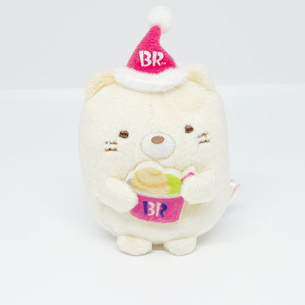 2022 Neko Christmas Tenori Plush - Baskin Robbins x Sumikkogurashi Collection - San-X
