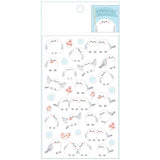 Shimaenaga in Snow Seal Sticker Sheet