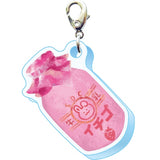 Strawberry Milk Acrylic Keychain - Retro Shopping Street