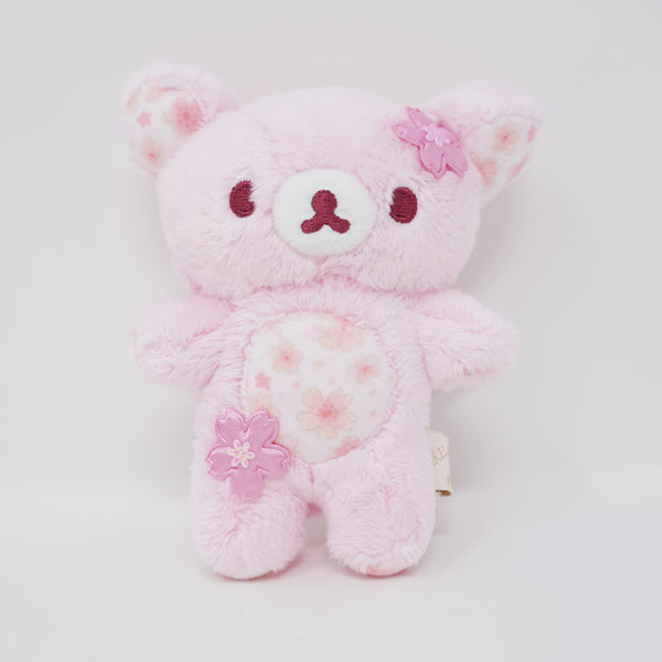 くま 2026 Rilakkuma Sakura Cherry Blossom Plush Keychain - Rilakkuma
