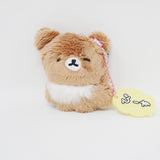 2026 Chairoikoguma Fuzzy Plush Keychain - Relaxing Warm Series - Rilakkuma - San-X