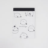 Toroenaga Bird Shimaenaga Mini Notepad - Kamio Japan