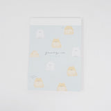 Fluffy Puppy Pomeranian Mini Notepad - Kamio Japan