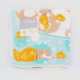 Taiyaki and Otter Handkerchief Towel